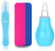 Baby Grooming and Healthcare Kit, Portable Baby Safety Care Set with Hair Brush Comb Nail Clipper Nasal Aspirator for Nursery Newborn Infant Girl Boy (31 in 1, Blue)