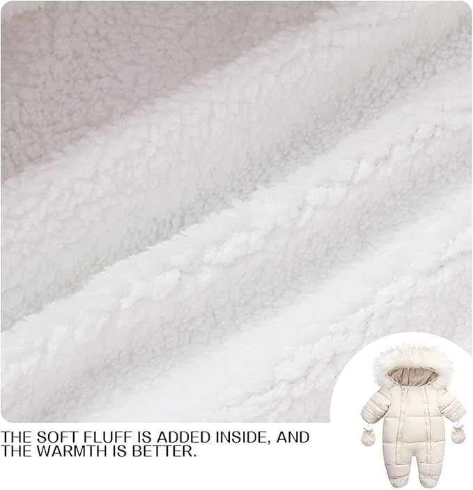 Baby Girl Winter Snowsuit Toddler Jacket Clothes For Boy Infant Jumpsuit Hoodied