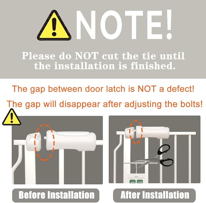 Fairy Baby Extra Wide Baby Gates 48-53 Inch, Auto Close Child Safety Gates for Stairs Banister Doorways Hallway,Indoor Safety Child Gates for Kids or Pets