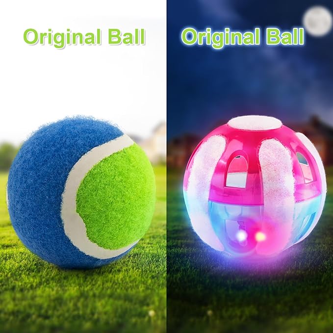 Ayeboovi Kids Outdoor Beach Pool Toys Toss and Catch Ball Set Upgraded Light UP Ball Yard Lawn Games for 3-10 Years Boys Girls Toddlers Easter Basket Stuffers-Green