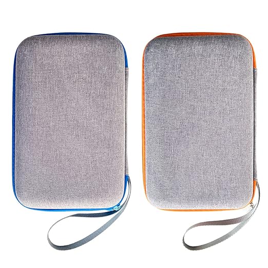 JCHPINE Hard Carrying Case for GiiKER Super Blocks Puzzle Game, Protective Storage Holder for GiiKER Brain Teaser Puzzles Interactive Handheld Game Console Accessories (Orange Case only)