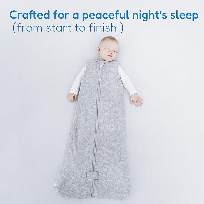 TotAha Toddler Sleep Sack 1.0 TOG for 2T-3T-4T, Soft Wearable Blanket Baby Sleep Bag with 2-Way Safe Zippers,Fluffy Extra Large Sleeping Sacks, Grey