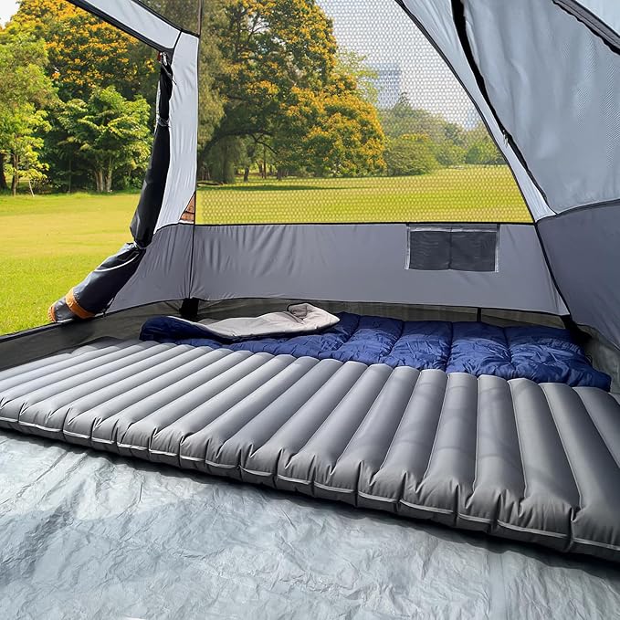 Amazon Basics Camping Tent, 3-Season Dome Design with Rainfly