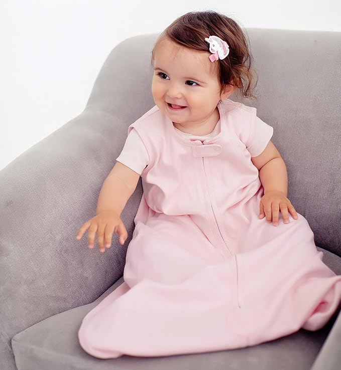 Mama Cheetah Baby Sleep Sack 0.5 TOG, Organic Cotton Baby Wearable Blanket with Two-Way Zipper, Swaddle Transition Baby Sleeping Bag for Newborn Infant Toddler Boy Girl, 24-48 Month