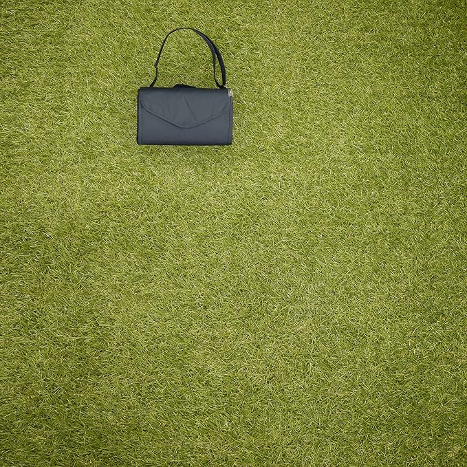 Little Unicorn 5'x5' Outdoor Family Picnic & Beach Blanket | Durable & Water-Resistant Fabric | Compact Fold & Easily Wipes Clean | Zipper Pocket (Primrose Patch)