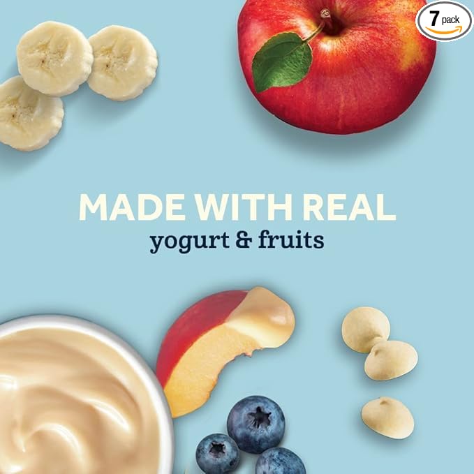 Gerber Baby Snacks Yogurt Melts, Mixed Berries, 1 Ounce (Pack of 7)