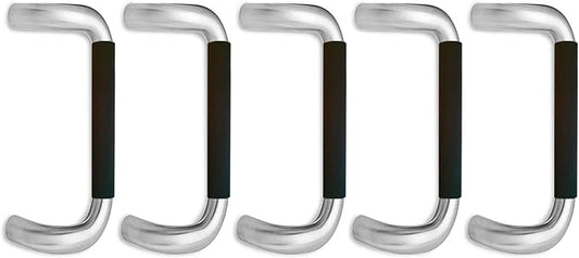 5PCS Commercial Door Handle Covers - Heat-Resistant Neoprene Sleeves with Hook & Loop Closure, Universal Fit for Business/Office/Store Doors