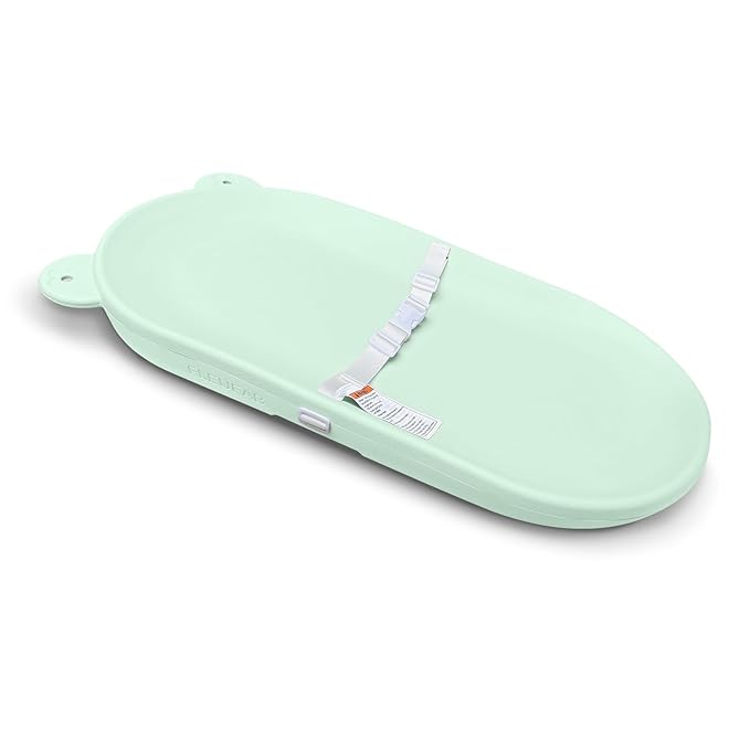 Baby Changing Pad, EVA Waterproof Non-Slip Changing Table Pad with Adjustable Strap for Dresser Changing Table Nursery, Portable Diaper Changing Pad, Green