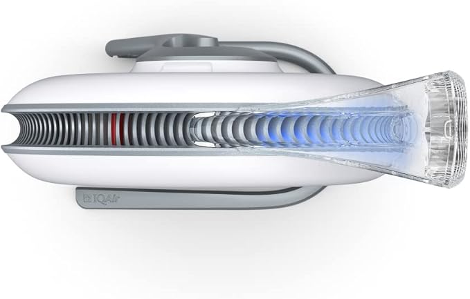 IQAir Atem Desk Air Purifier for Home, Office, Desktop, Small Room up to 150 sq ft, HyperHEPA Filter for Bacteria, Viruses, Allergens, Pets, Asthma, Pollen, Dust, Swiss Design, Made in Germany, White