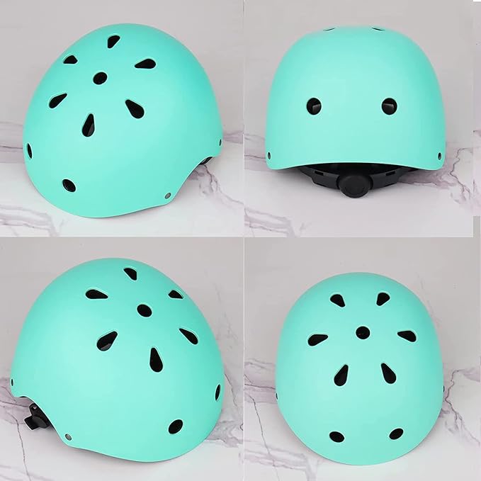 Adjustable Kids Helmet with Knee Pad, Elbow Pads & Wrist Guards - Toddler Bike Helmets for Ages 3-5, 5-8, 8-14 Years - Perfect for Skating, Biking, Cycling, and Skateboard - for Boys and Girls