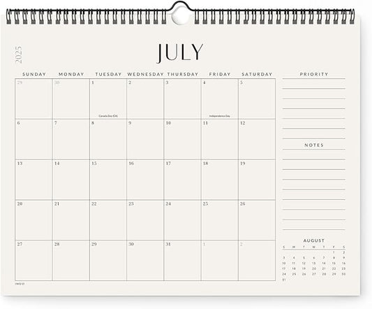 Jotsome Wall Calendar 2025-2026, Academic Monthly Wall Calendar From July 2025 to December 2026 14.2x11.2 inch for Home and Office, Easy Planning