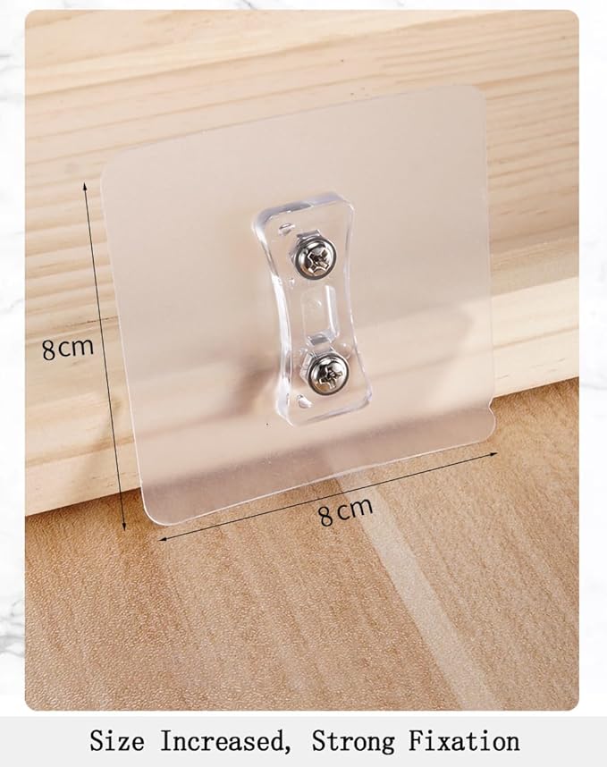 Furniture Anchors 2 Pairs No Drill Heavy Duty Anchors Fridge Lock Adjustable Self-Adhesive Safety Anti Tip Straps for Baby Proofing 220lbs Tension Earthquake Resistant Metal Straps Prevent Falling