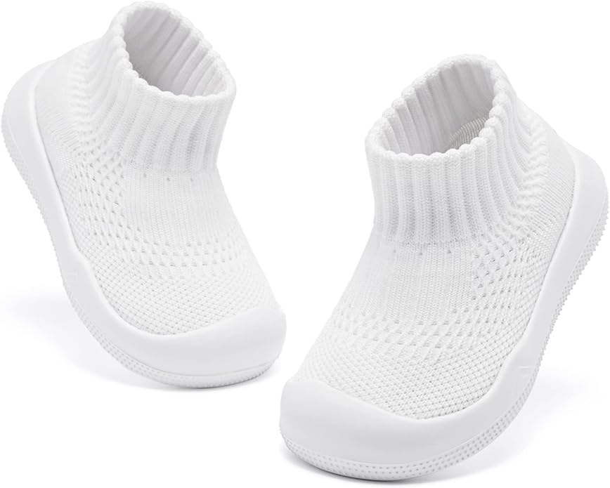 Engtoy Baby Shoes & Socks - Non-Slip Breathable Slippers with Soft Rubber Sole - Baby Boys & Girls Slip On Sneakers