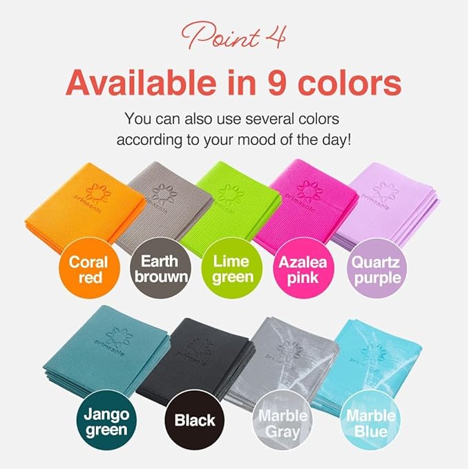 Folding Yoga Travel Pilates Mat Foldable Easy to Carry to Class Beach Park Tear resistant Travel Picnics 4mm Thick 9 Colors