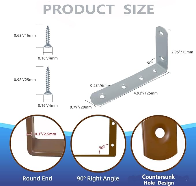 Anti Tip Furniture Anchors for Baby Pet Proofing,Furniture Wall Anchor Furniture Dresser Bookshelf Falling Prevention Device for Children (Grey)