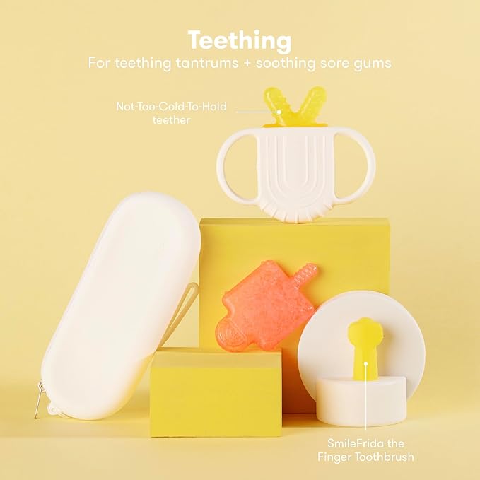 Frida Baby Ultimate Baby Kit, 10 piece New Born Essentials Gift Set Includes Wellness Sick Day, Gas Relief, Grooming Tools & Teething Toys