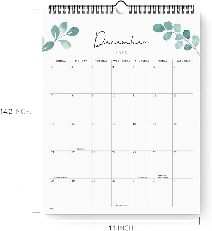 Jotsome Wall Calendar 2025-2026, Academic Monthly Calendar From July 2025 to December 2026 11.2"x14.2", Aesthetic Wall Decoration in Home and Office for Easy Organizing