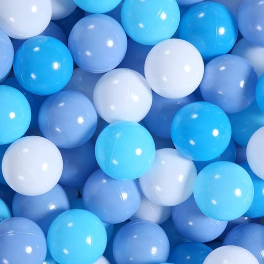 GOGOSO Plastic Balls Play Pit Balls for Baby Kid Ball Play Pit Play Yard, Baby Fance, Playpen, Playtent with 3 Colors,2.17inches