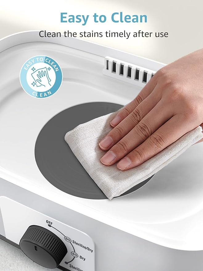 GROWNSY Adjustable 3 IN 1 Large Bottle Sterilizer and Dryer, Electric Steam Baby Bottle Sterilizer, Sanitizer for Baby Bottles & Pacifiers, Breast Pump Parts