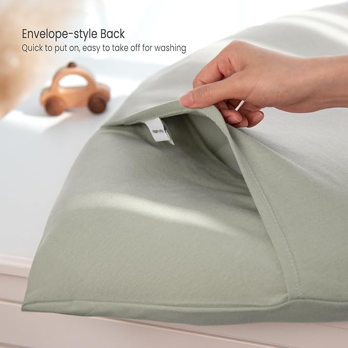 Baby Lounger Cover: Skin-Friendly & Breathable Slipcover for Lounging & Playtime - Snug Fit & Zipper-Free for Safty Daily Homeuse - Must Have for New Parents