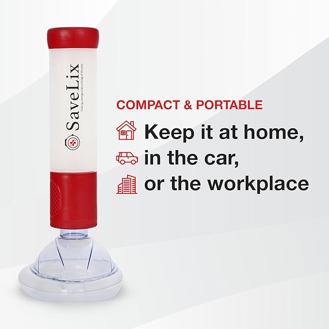 Anti-Choking Device 4 Pack – Portable Airway Suction Device & First Aid Kit for Adults & Children – Lightweight & Compact Emergency Solution for Home, Car & Travel