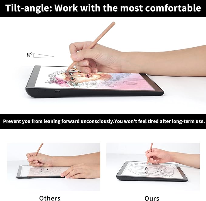 A4 Wireless Battery Powered Light Pad with Case, TOHETO Tracing Light Box Dimmable Brightness Rechargeable LED Light Board Portable Cordless Copy Board for Artist Drawing Sketching X-ray Viewing