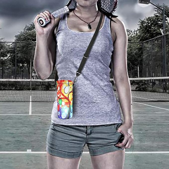 AUPET Water Bottle Bag Carrier,24oz/32oz Insulated Neoprene bottle Sling Holder Case Pouch Cover for 1000ML/750ML Bottles with Shoulder Strap for walking