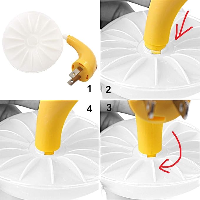 AUSAYE 4 Pack Plug in Night Light Sensor Light, Color Changing Mushroom Light LED Nightlights for Kids, Adults, Bedroom, Bathroom,Hallway, Stairs, Kitchen