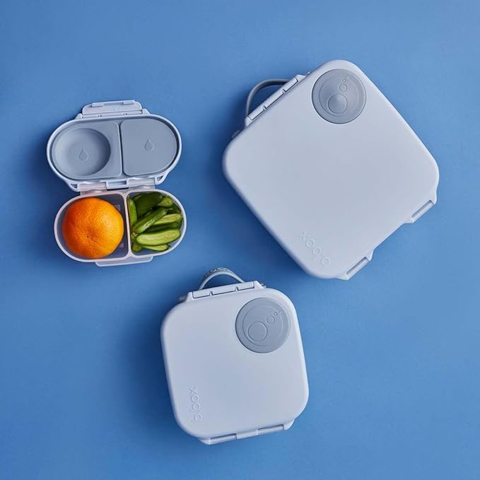 b.box Snack Containers for Kids, Toddler Snack Box Container, Reusable Small Bento Box for Lunch, School & Travel, Leak Proof, BPA free, Dishwasher Safe, Ages 4 months+ (Chill Out, 12oz capacity)