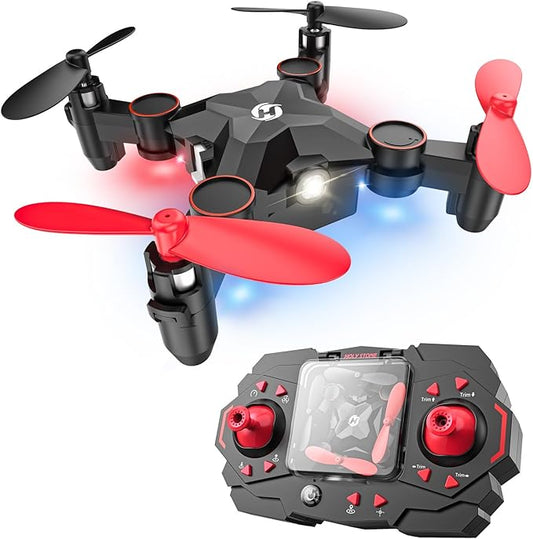 Holy Stone HS190 Foldable Mini Nano RC Drone for Kids Gift Portable Pocket Quadcopter with Altitude Hold 3D Flips and Headless Mode Easy to Fly for Beginners