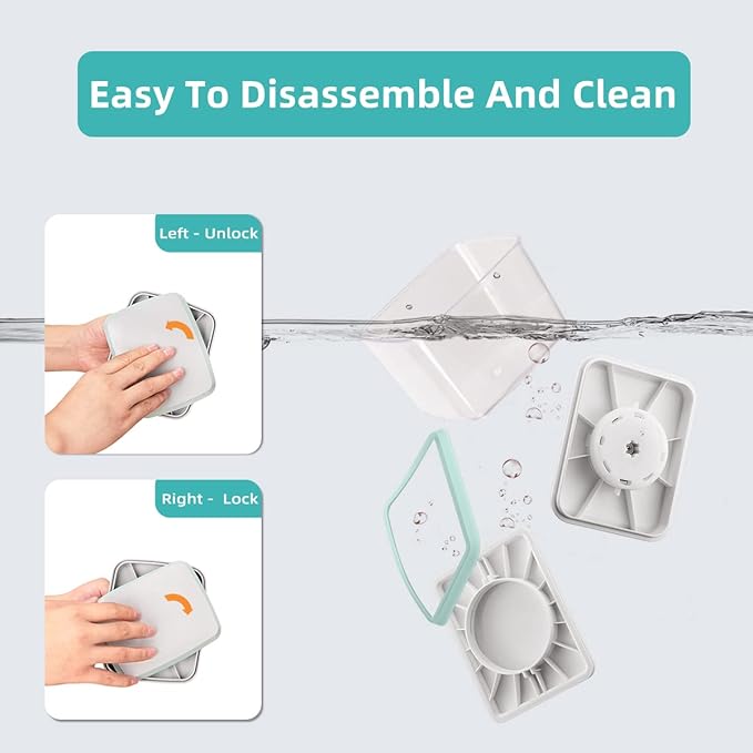 Ankou Food Storage Containers Pop Airtight Food Storage Containers with Lids for Kitchen Pantry Organizing Cereal Snack Flour Sugar Coffee Spaghetti Stackable - 8 Pcs (1.2, 2.0, 2.7, 3.3qt)*2