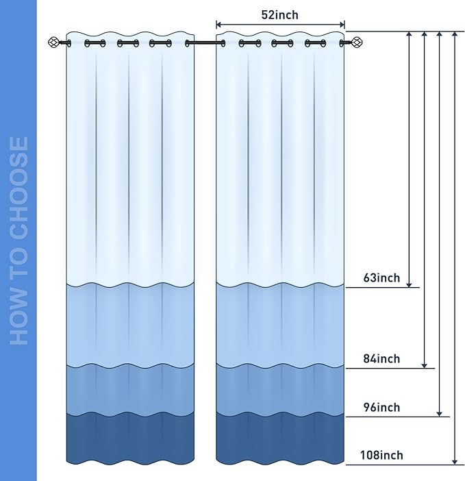 Jekeno Galaxy Blackout Curtains Kids Boys Girls Bedroom Outer Space Universe Nebula Starry Sky Colorful Stars Decor Decoration Grommet Window Drapes 2 Panel Set, 52"x63"