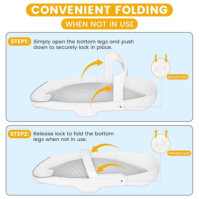 Foldable Baby Bathtub Support, Ideal for Babies Less Than 6 Months Old, Soft Support for Use on The Counter, Sink or Bathtub