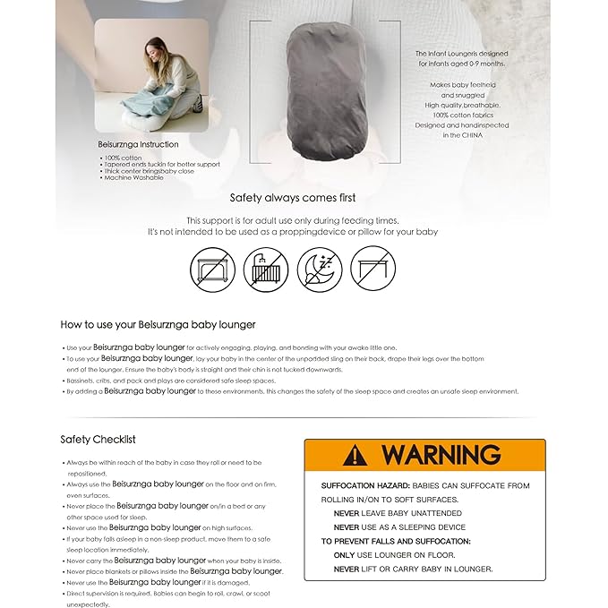 Baby Lounger - Snuggle Cozy Me Infant Lounger for Newborns | Flannel Cover, Breathable Soft, Portable Awake-Time Pad, Essential Baby Gift -Pink