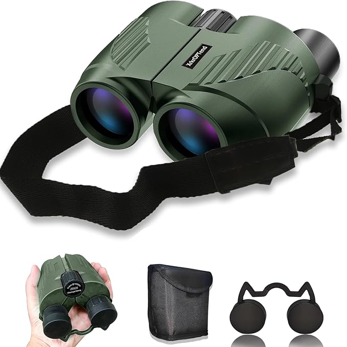 20x25 Compact Binoculars with Strap for Kids and Adults, Sharp Clear, Mini Low Weight Binoculars for Bird Watching,Hiking Outdoor, Cruise Ship,Concert