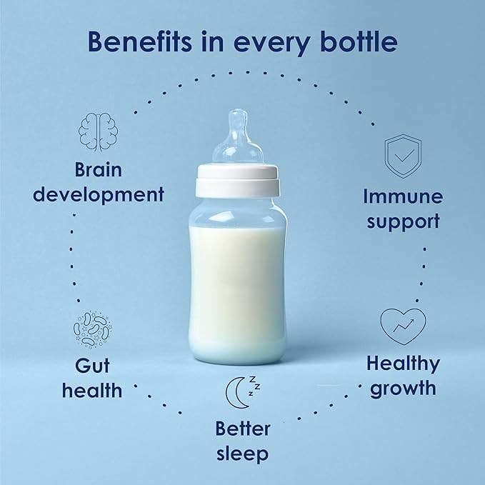 Kabrita Goat Milk Infant Formula - Easy to Digest Baby Formula 0-12 Months - Contains Prebiotics, Iron, DHA, Non-GMO - Gentle on Sensitive Tummies - Formula Supporting Gut Health & Sleep - 28Oz