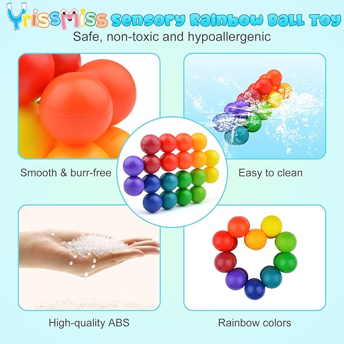 3PCS Autism Sensory Toys for Autistic Children , Sensory Fidget Toys for Adults Kids, Autism Toys for Toddlers 3-4, Travel Toys Gifts for Kids Ages 3 4 5 6 7+ ,Toddler Toys for Boys(A)