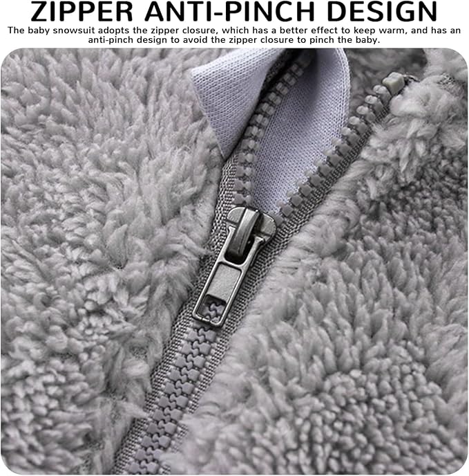 Baby Boy Girl Snowsuit Winter Warm Clothes Coat Infant Jumpsuit Toddler Outfit