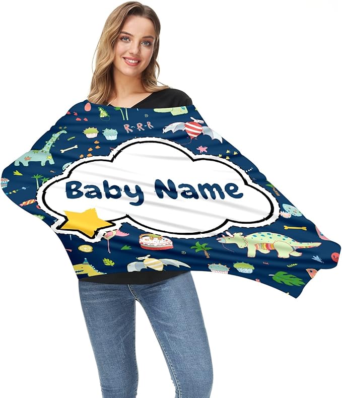 Baby Car Seat Stroller Cover Nursing Cover New Mom Breastfeeding Scarf Soft Stretchy Infant Carrier Cover Car Canopy Coverage