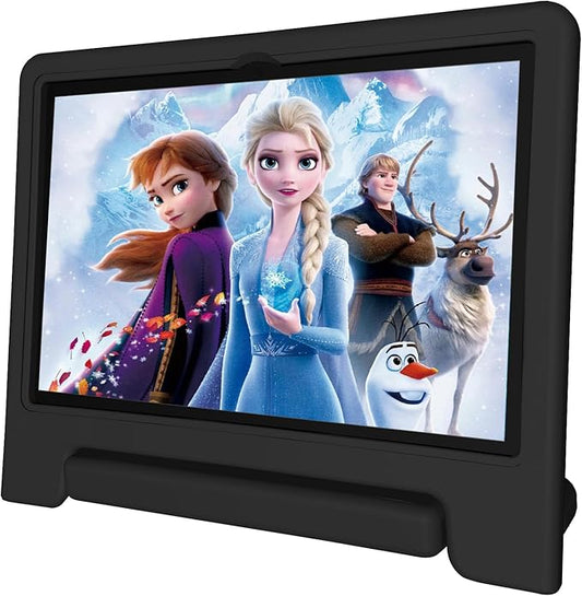 JREN Tablet for Kids｜10 Inch Kids Tablet Android 14｜Octa-core｜64GB｜WiFi ｜Bluetooth｜Parental Control｜Children Content｜Children Toddler Black
