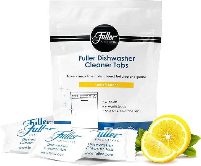 Fuller Dishwasher Cleaner Tabs - Lemon Scent (2)