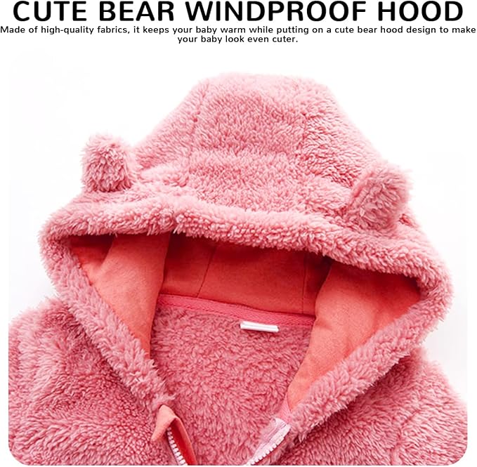 Baby Boy Girl Snowsuit Winter Warm Clothes Coat Infant Jumpsuit Toddler Outfit