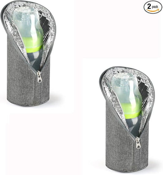 Accmor Baby Bottle Cooler Tote Bags, Insulated Breastmilk Cooler Bag, Nursing Bottle Warmer Bag for Nursing Mom Daycare Travel