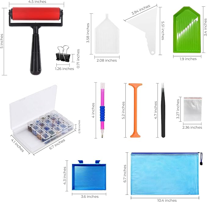 iVyne Rechargeable A4 Light Pad for Diamond Painting & Art Projects – LED Light Board with Diamond Art Accessories – Ultra-Thin & Portable Diamond Dot Light Board, Perfect for Artists - Purple