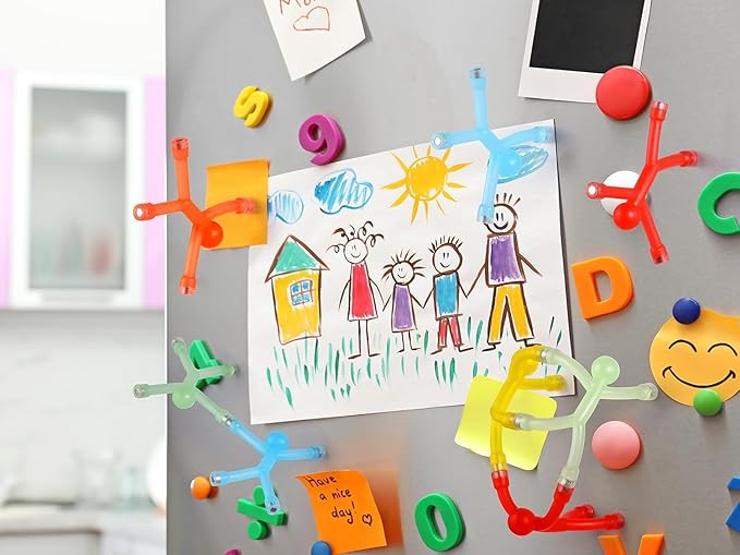 5 Pcs Magnetic Toy, Colorful Magnets for Kids, Flexible Magnet Toys for Decoration and Fun, Kids Travel Toys