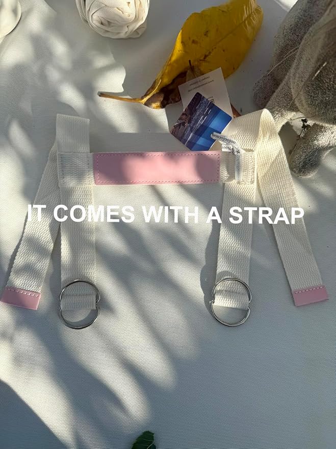 4’9” x 6’3” White Lightweight Water-Resistant Canvas Mat – Picnic, Outdoor, Beach, Park, Camping, Toy Mat