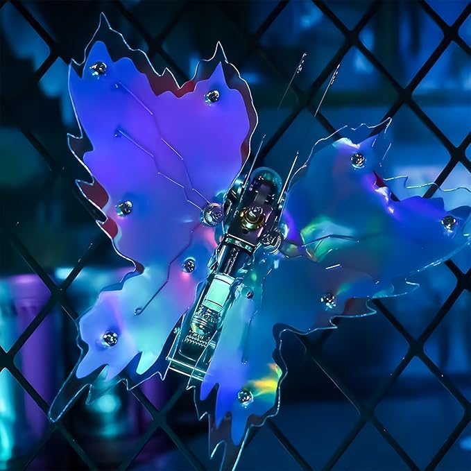 Adult 3D Metal Puzzle, Punk Butterfly Metal Model Set, 3D Puzzle Mechanical Insect Building Blocks, Fun DIY Assembly, high-end Men's Gifts