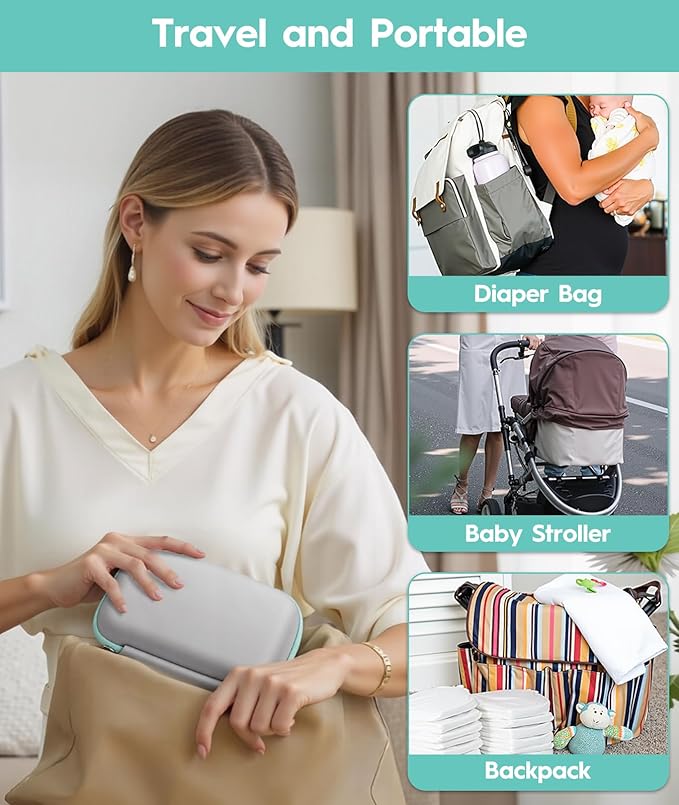 Baby Healthcare and Grooming Kit, Safety Newborn Nursery Baby Care Kit, with Hair Brush Comb, Nail Clipper, Thermometer, Pacifier Clip, Baby Registry Search, Baby Girl Boy Newborn Essentials