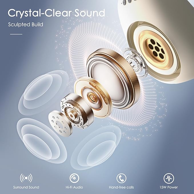 Karaoke Machine for Kids Adults Portable Bluetooth Speaker with 2 Wireless Microphones LED Lights Artistic Design 8-Hour Battery Support Family&Party Choice Fun for All Ages Gifts