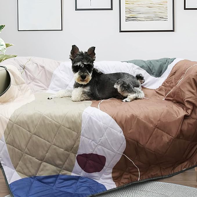 Exclusivo Mezcla Waterproof Picnic Blanket 60x80 Inches Large Multicolor Floral Polyester Sandproof Modern Camping Blanket